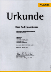 Teilnahme am Messkurs mit Praktikum